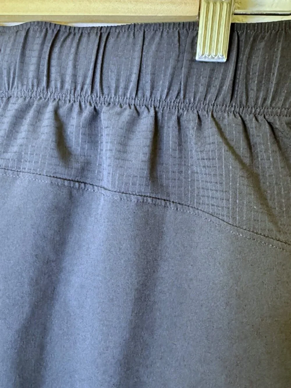 Abercrombie YPB MotionTEK Athletic Shorts Black Lined Zip Pocket Size S